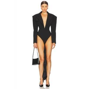 NEW THE DOLLS HOUSE rika bow romper in black